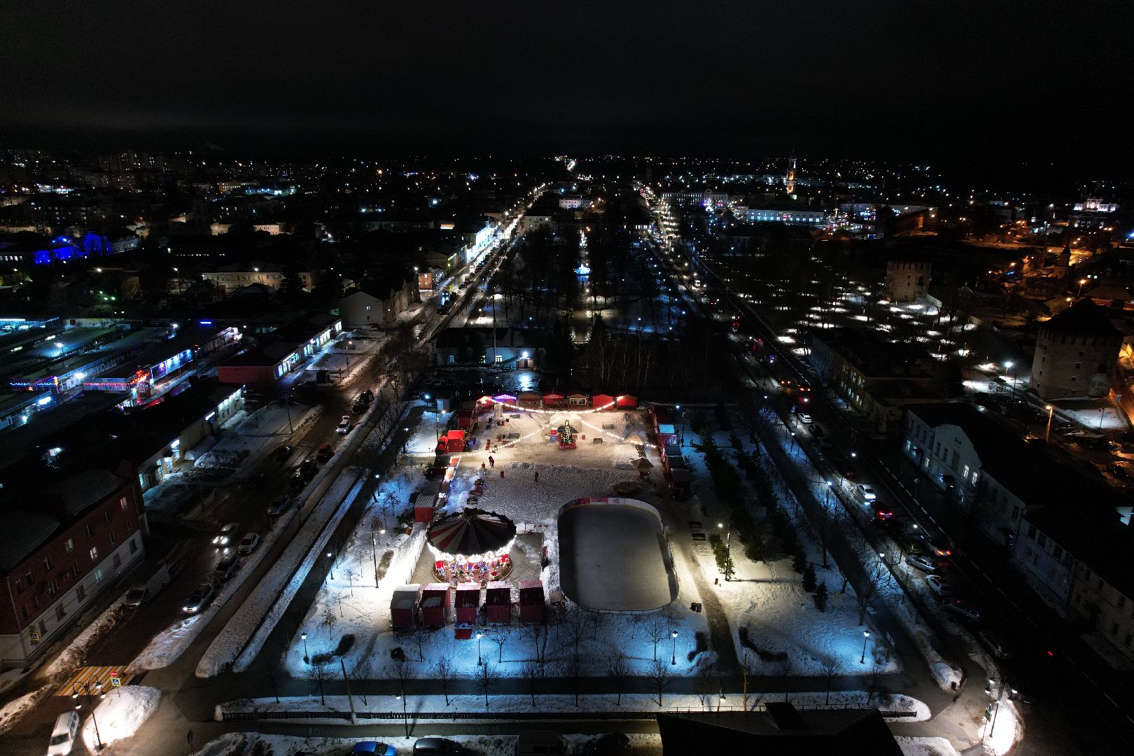 видео с коптера,