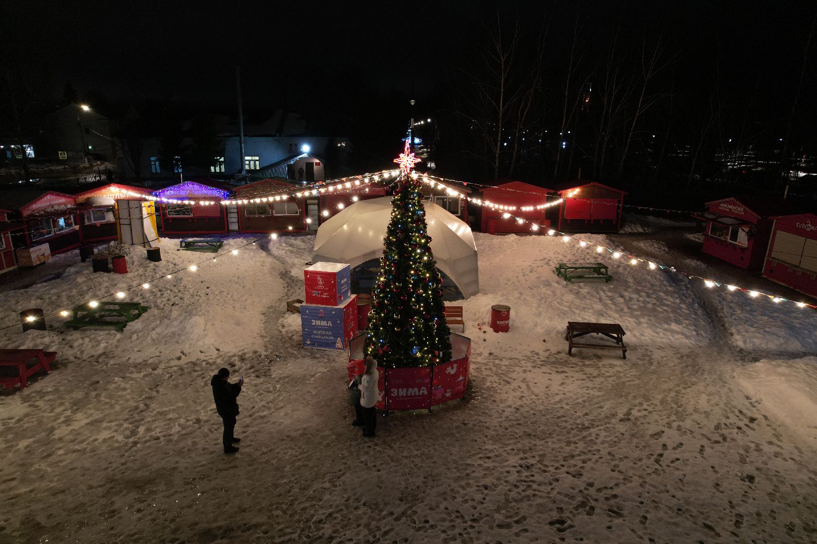 видео с коптера,