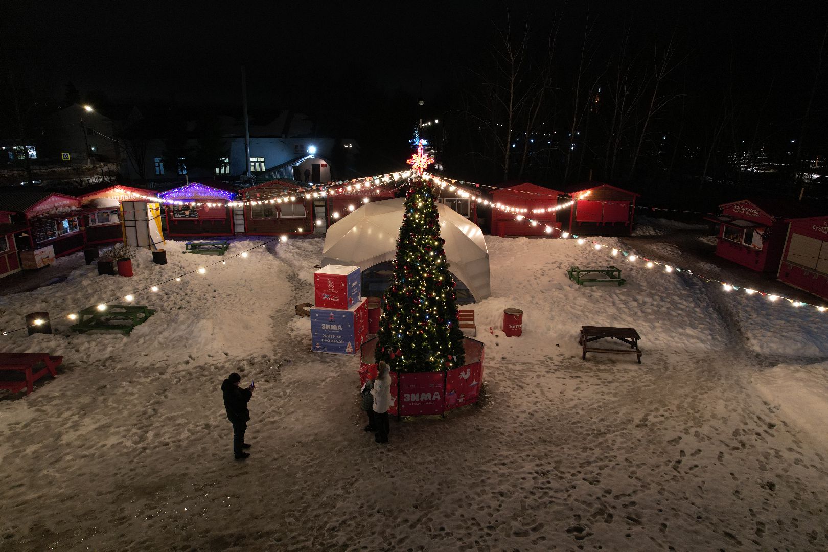 видео с коптера,