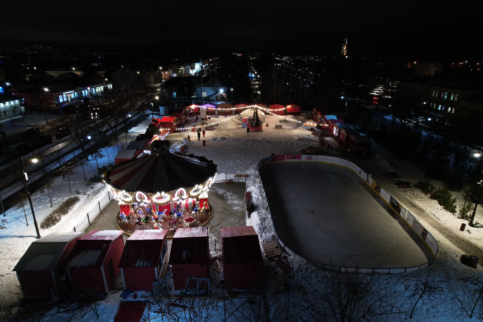 видео с коптера,