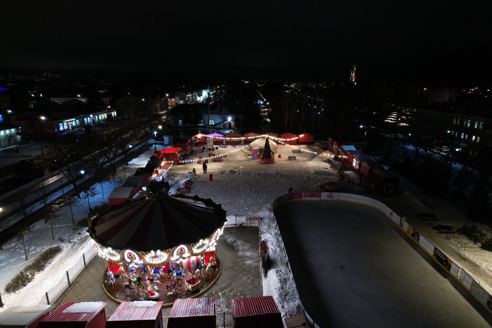 видео с коптера,