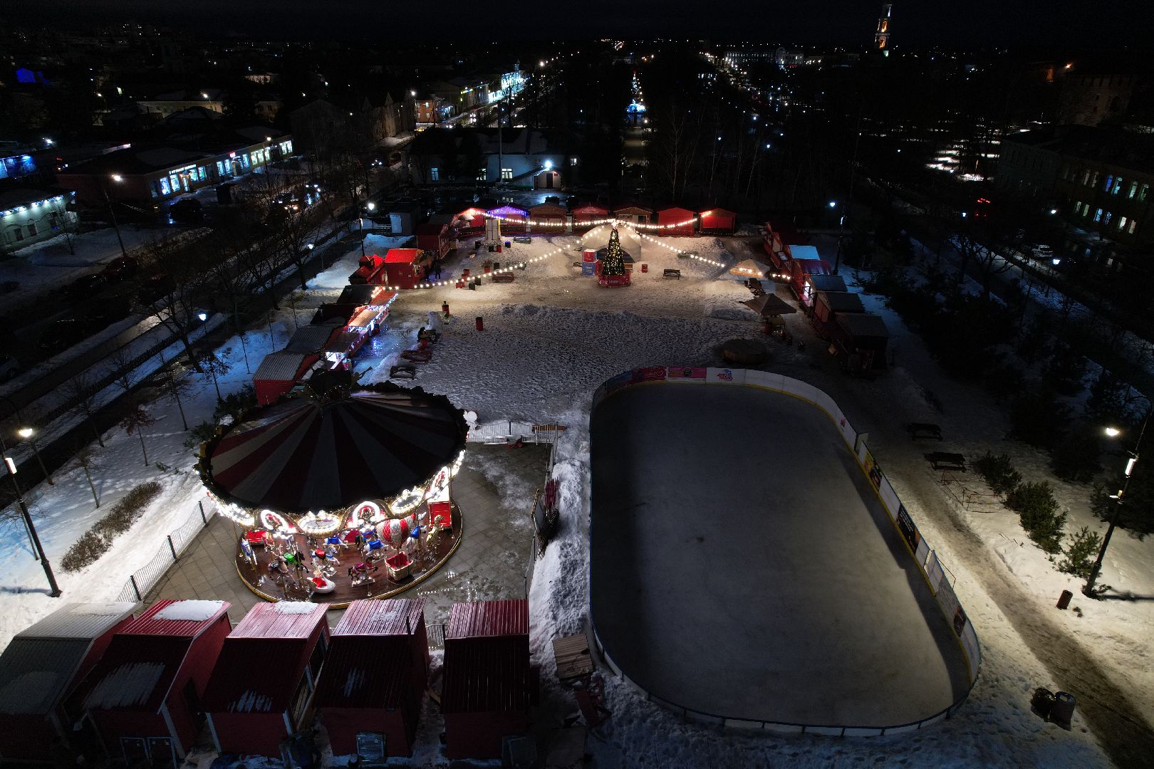 видео с коптера,