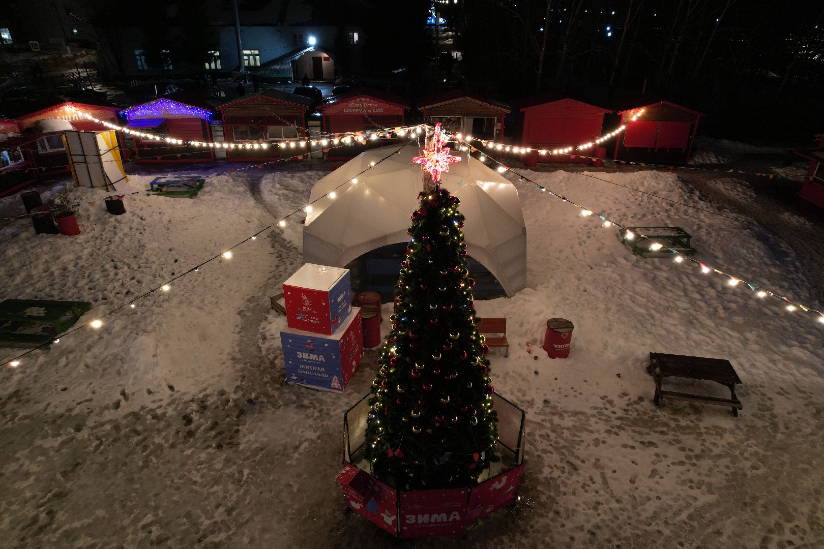 видео с коптера,