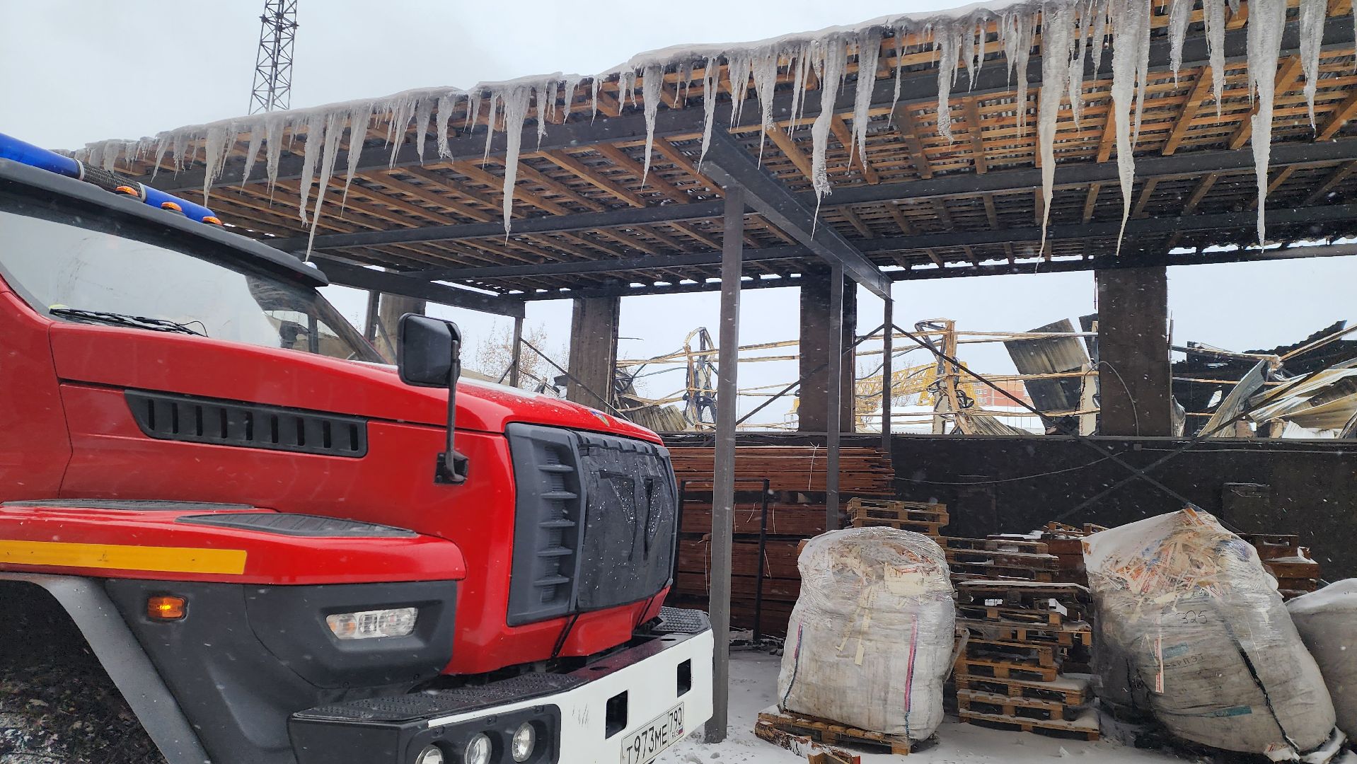 Подмосковье, Городской округ Пушкинский, Ивантеевка, ЧП, Пожар, МЧС,