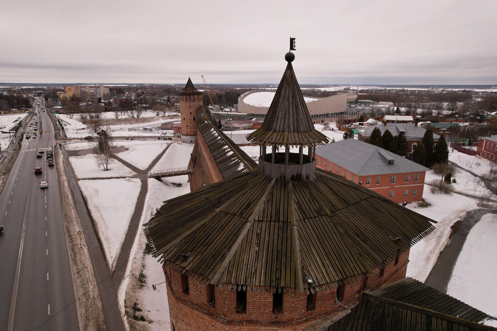 видео с коптера,