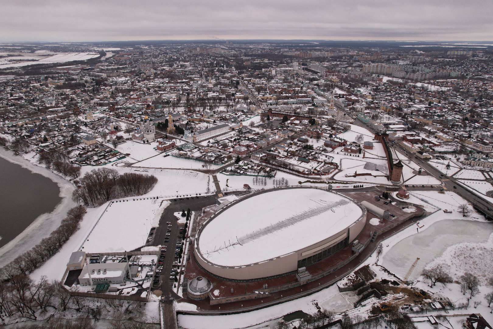 видео с коптера,