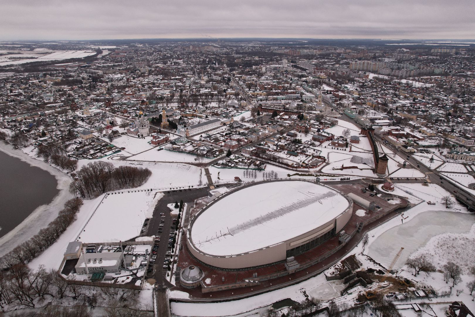видео с коптера,