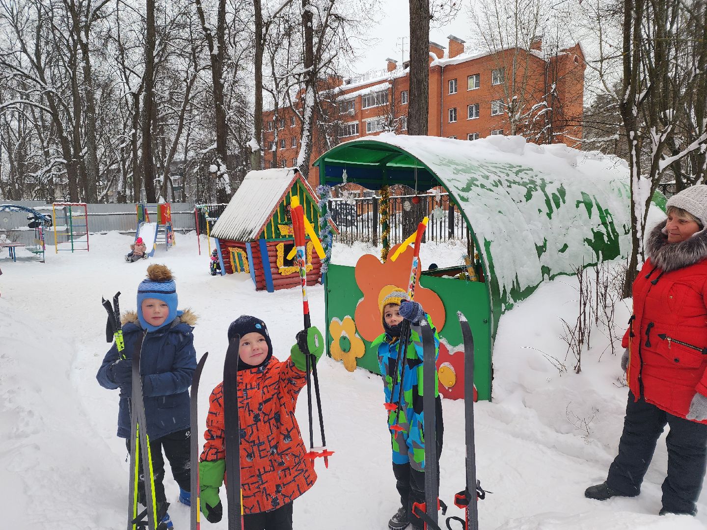 красноармейск, г.о. пушкинский, александр легков, лыжи, дети,