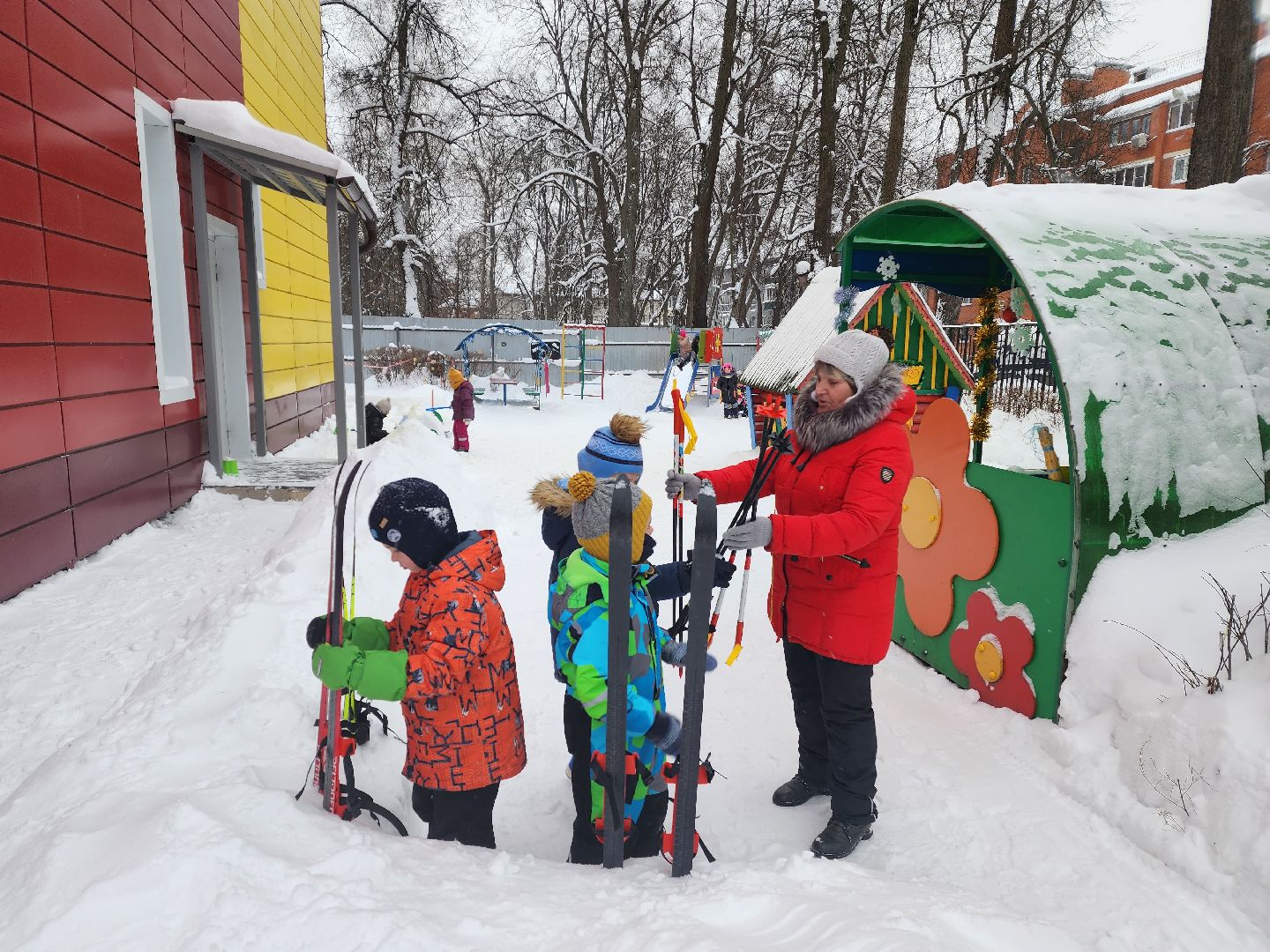 красноармейск, г.о. пушкинский, александр легков, лыжи, дети,