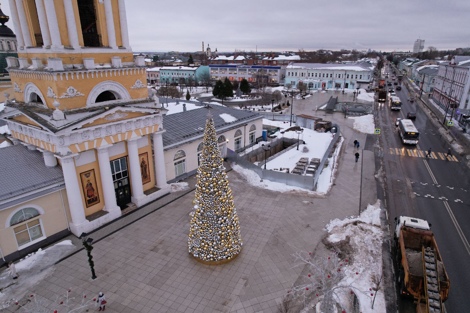 видео с коптера,