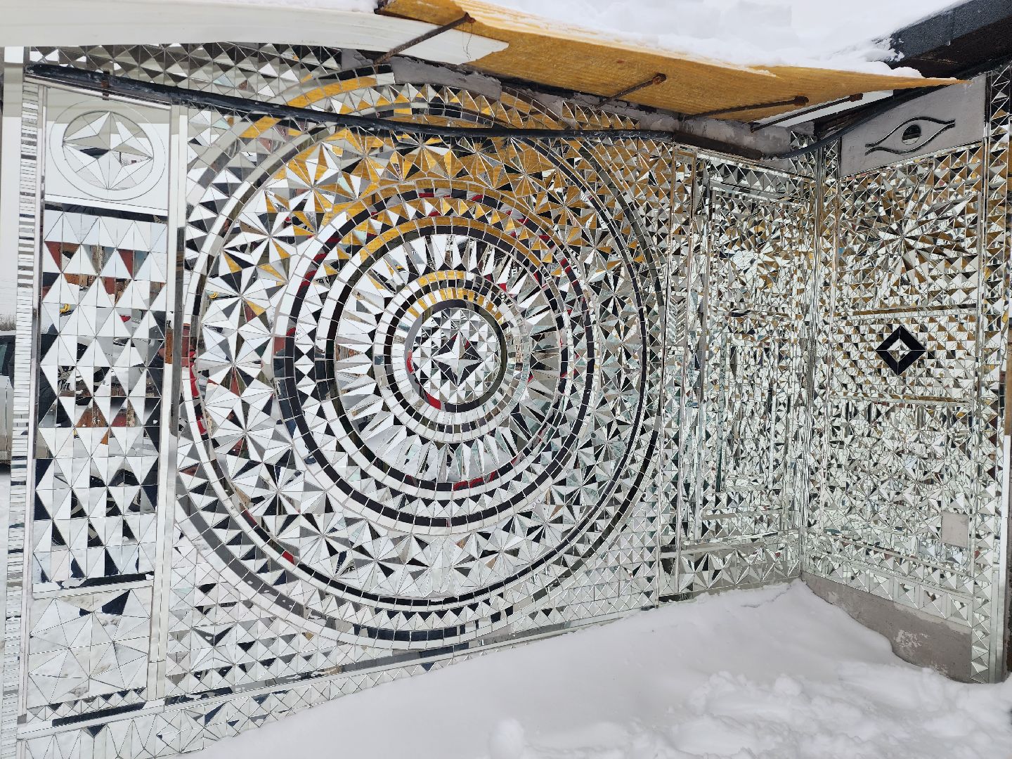 Серпухов, Подмосковье, зеркальная мозаика, мастер, уникальные панно, Парк Жемчужина,