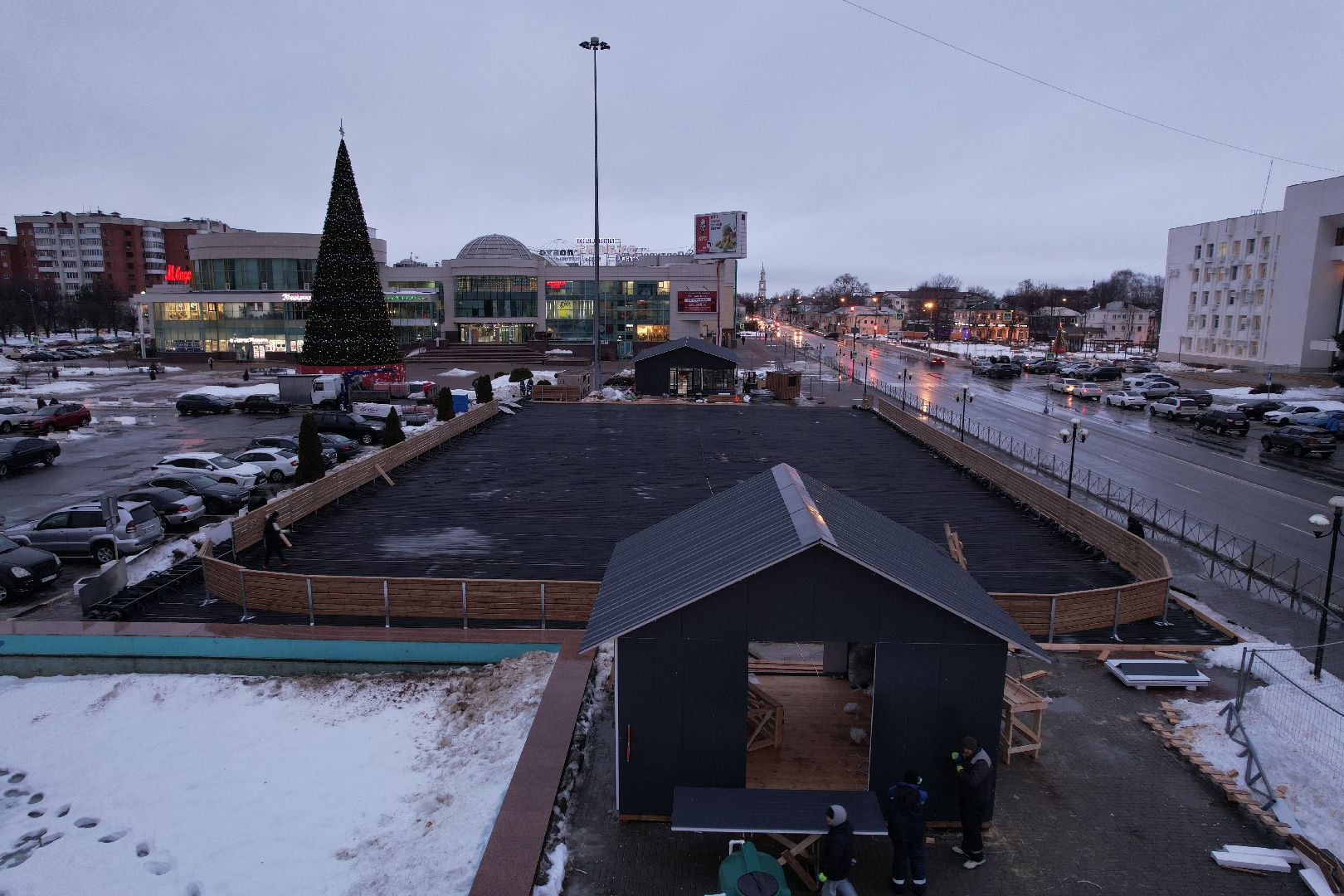 видео с коптера,