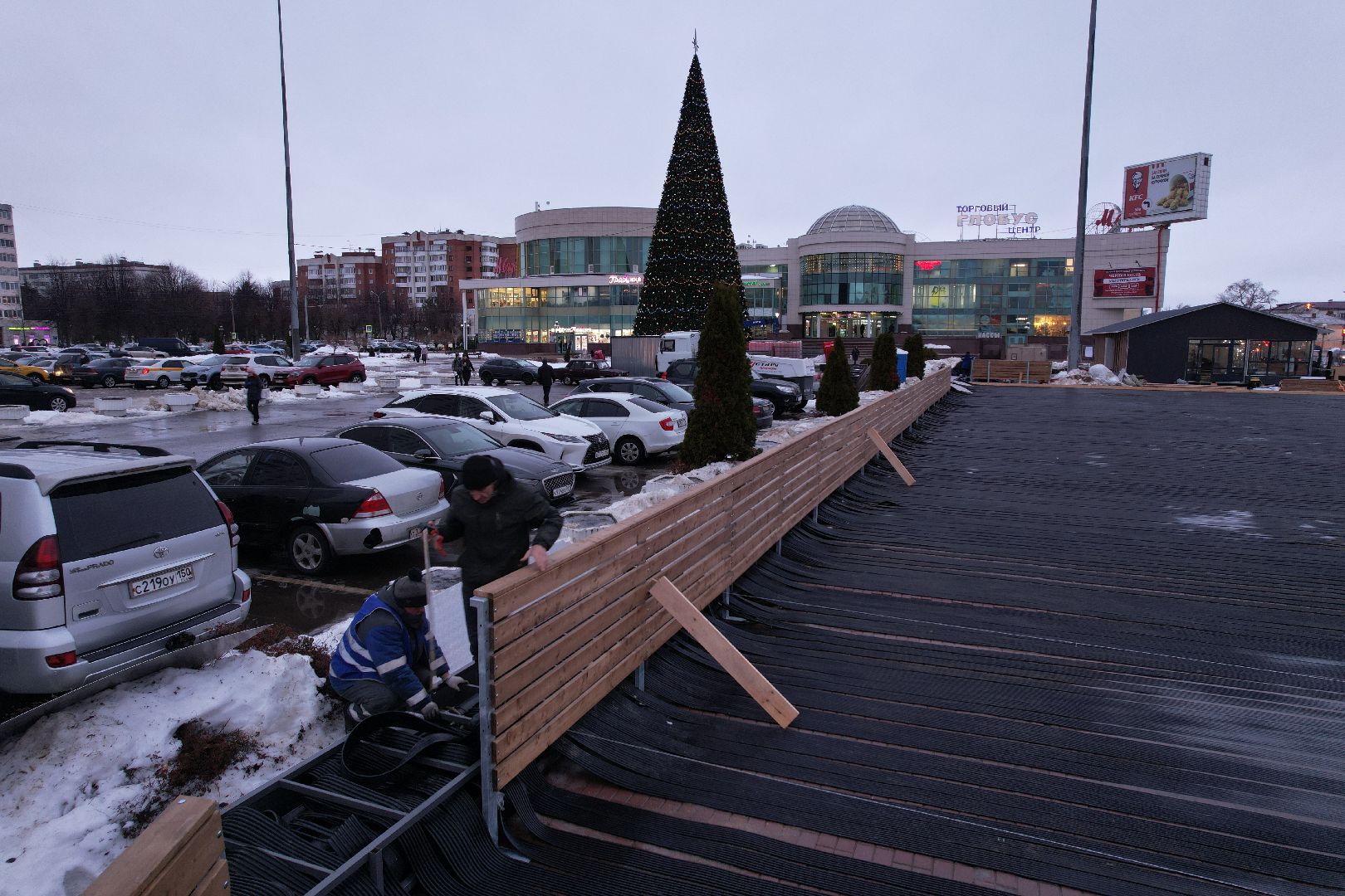 видео с коптера,