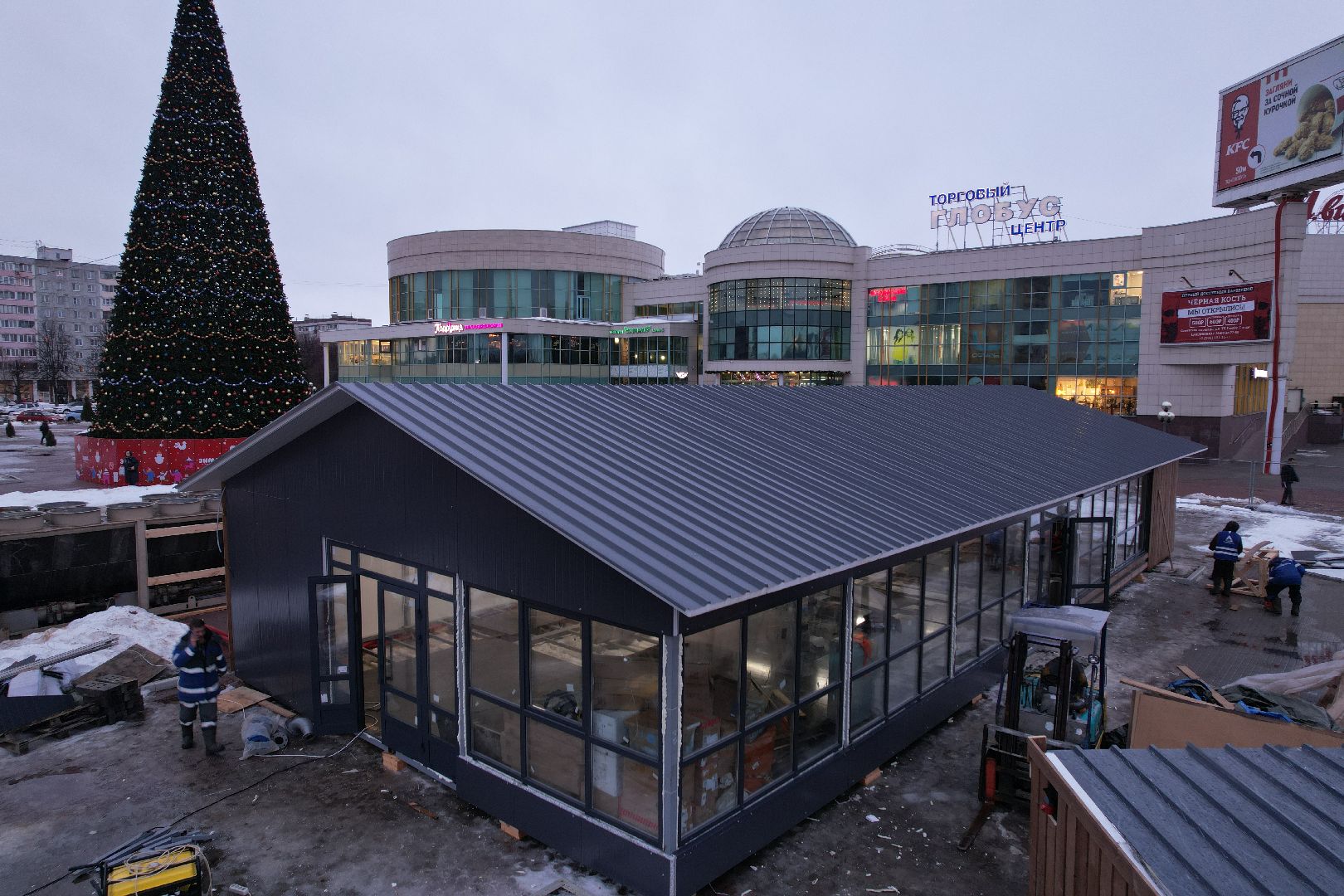 видео с коптера,