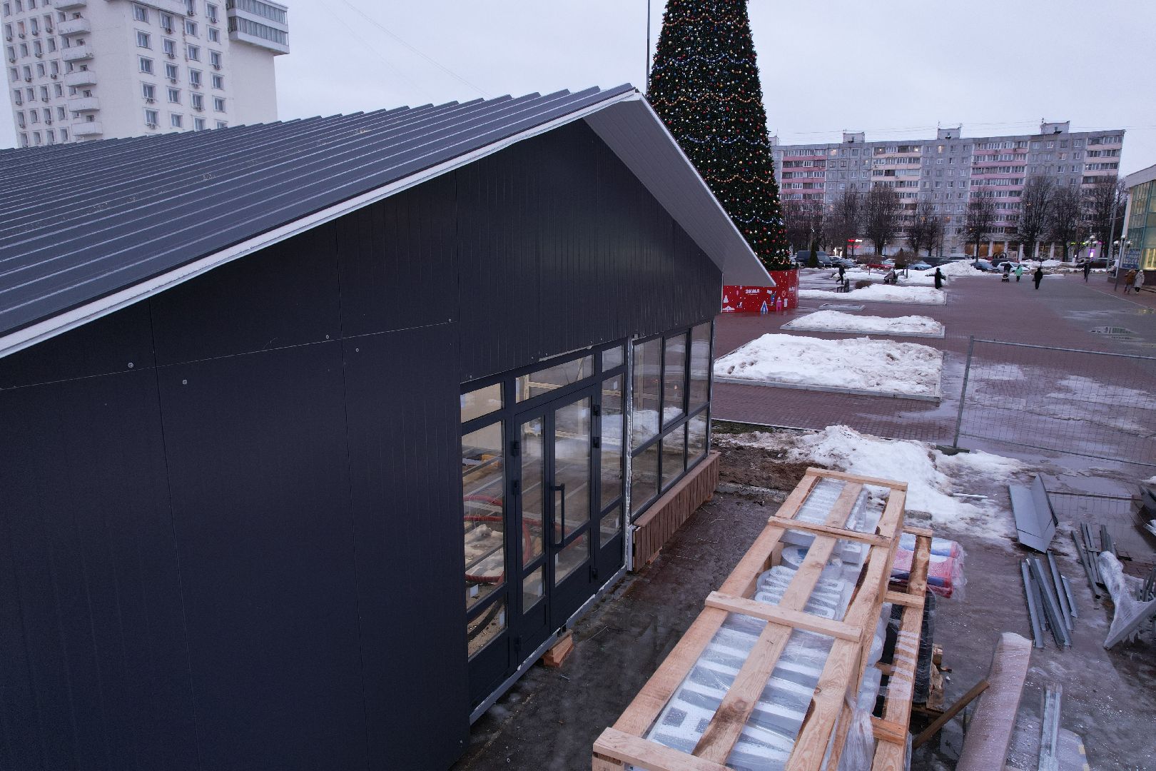 видео с коптера,