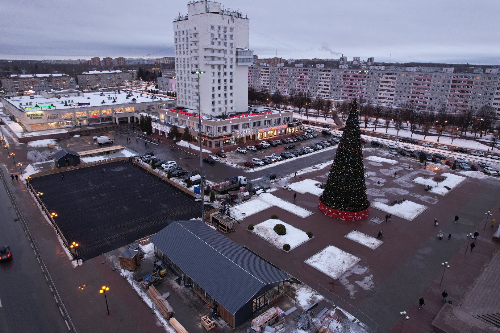 видео с коптера,