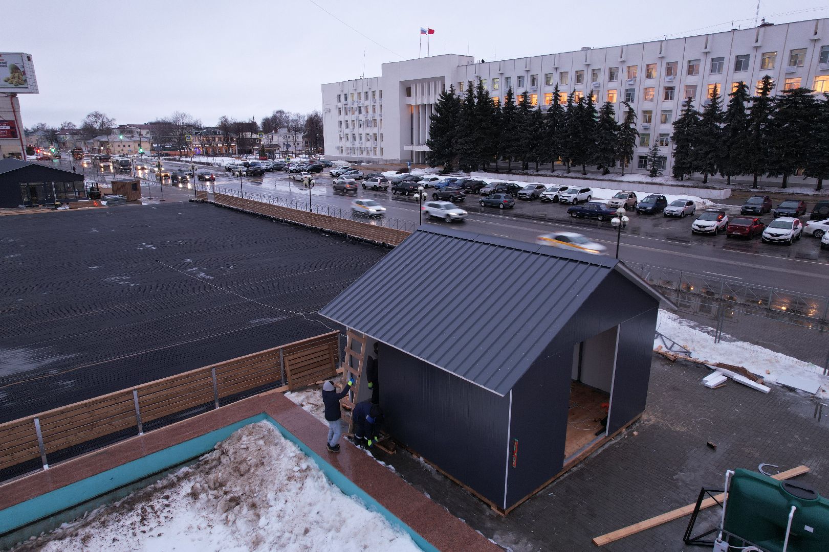 видео с коптера,