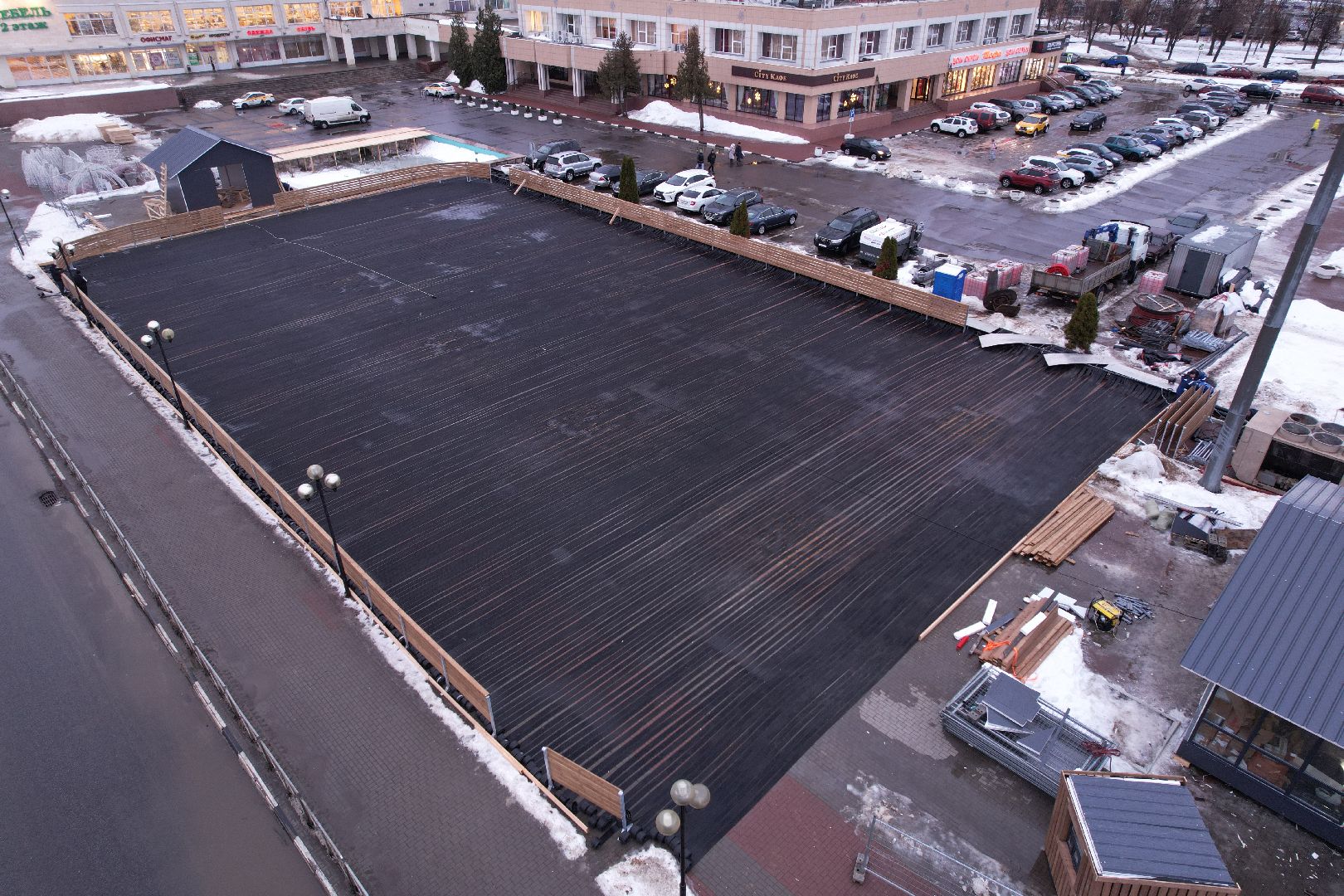 видео с коптера,