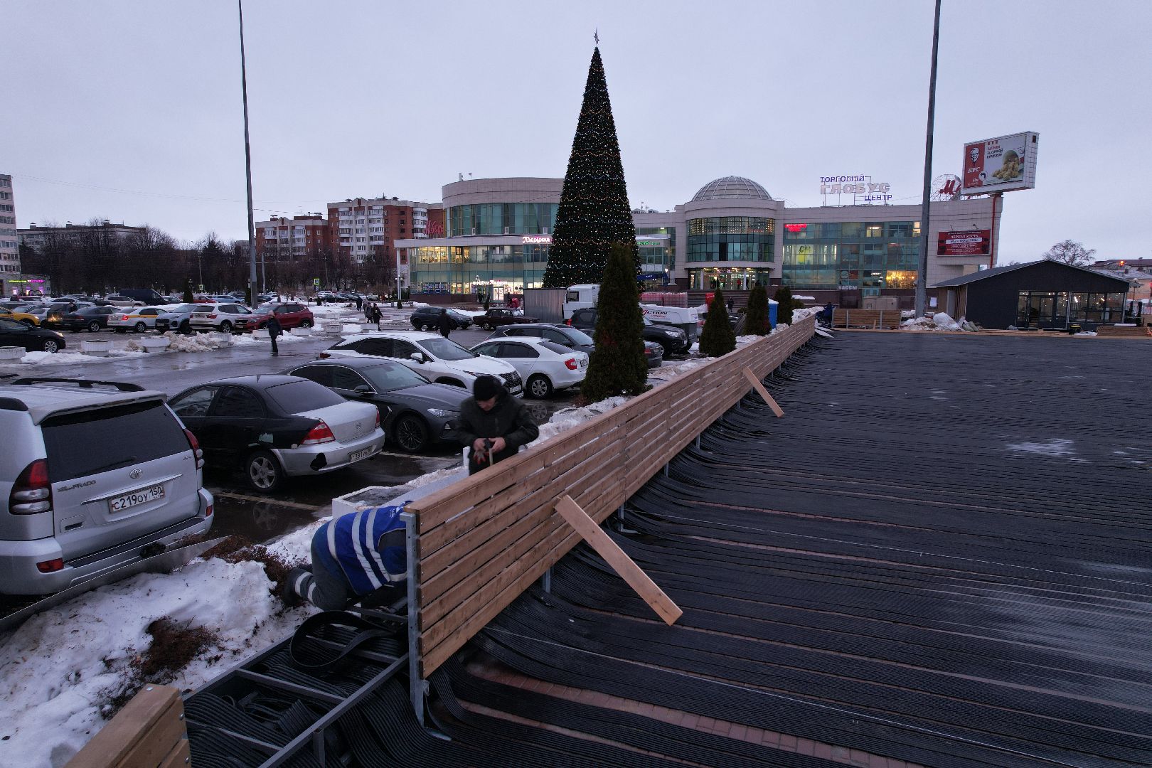 видео с коптера,