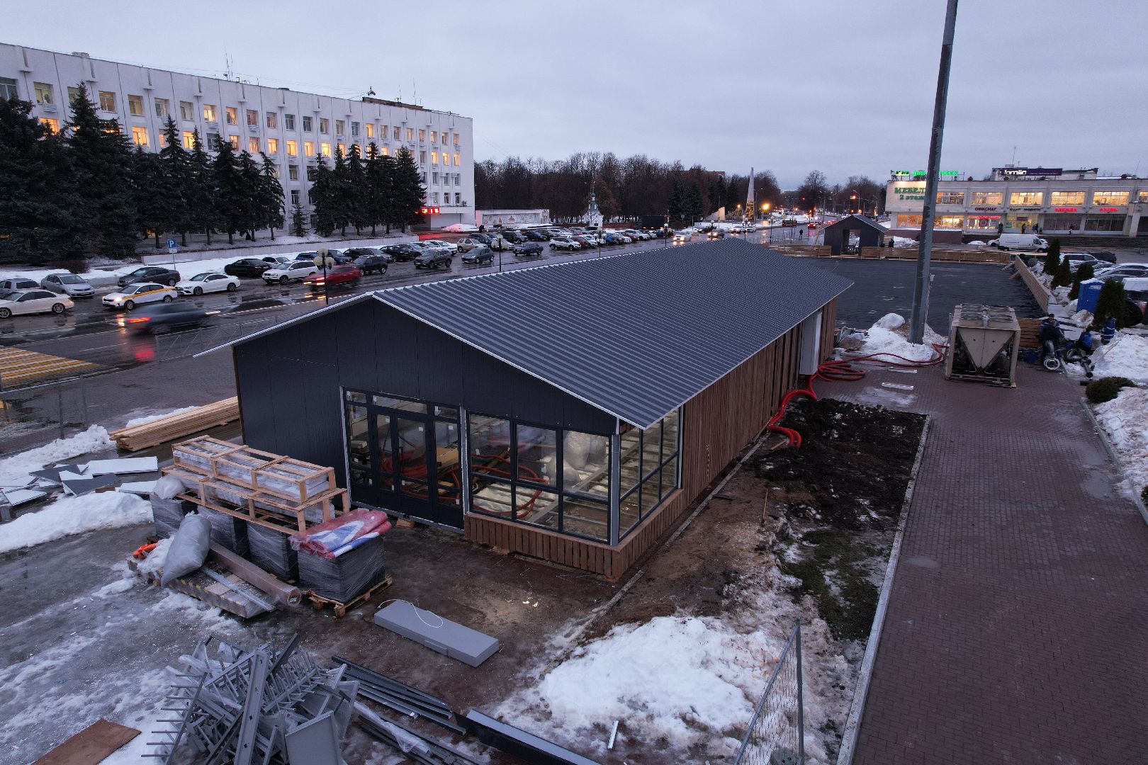 видео с коптера,