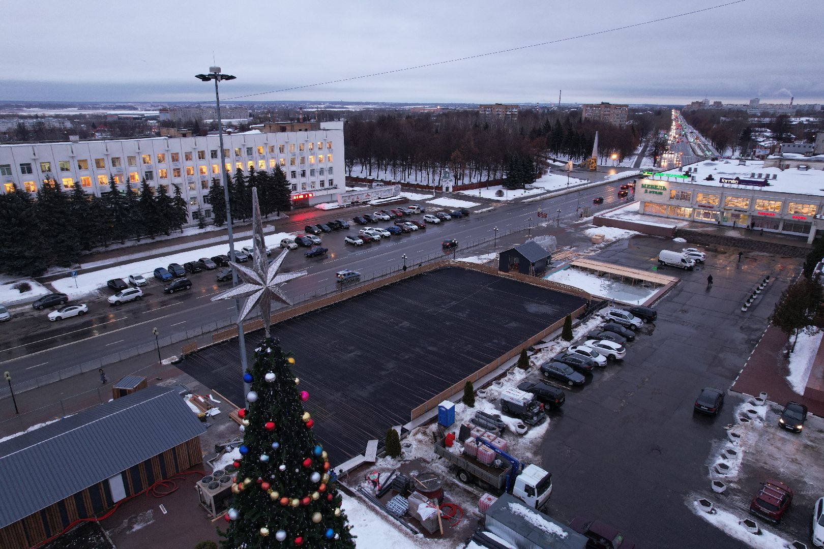 видео с коптера,