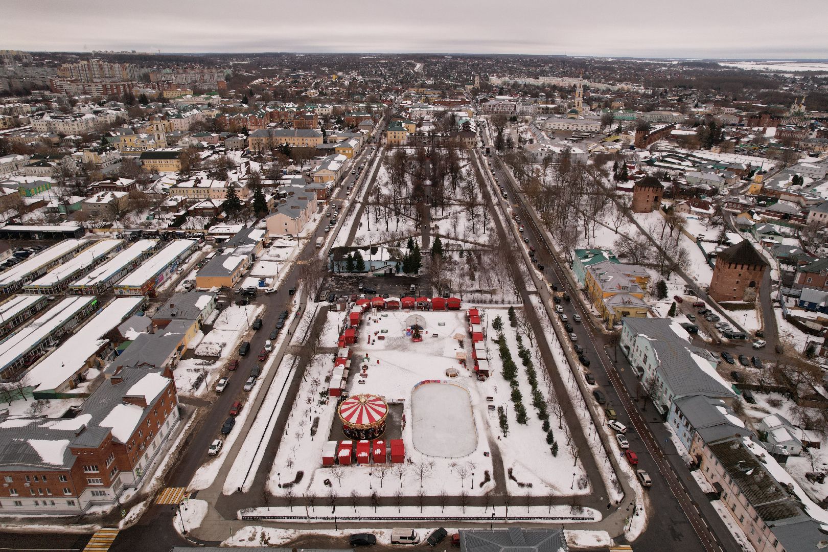 видео с коптера,