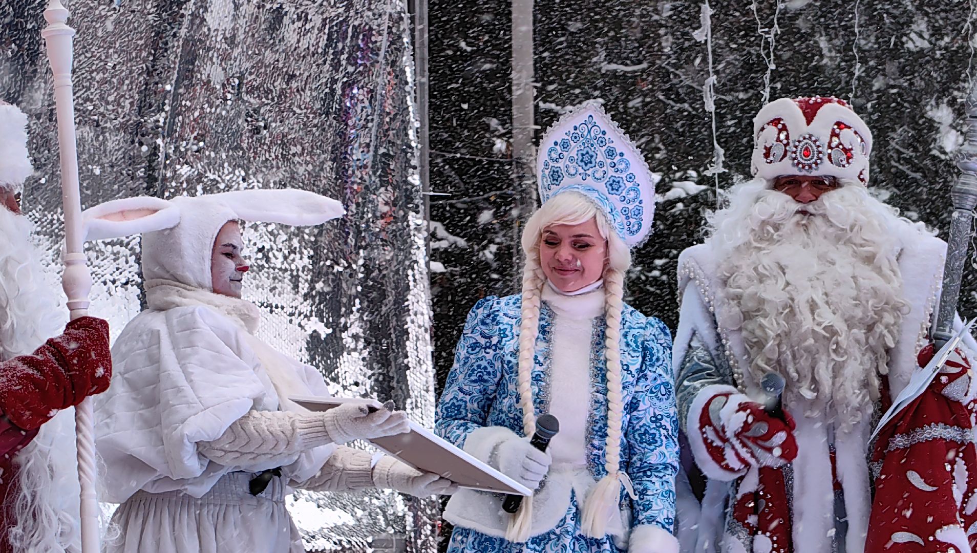 ель, Соборная площадь, главная ель страны, Дед Мороз, Снегурочка,