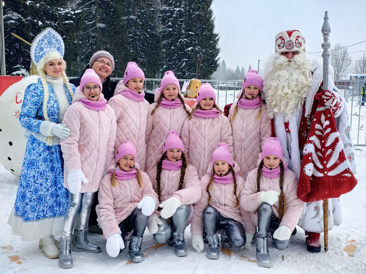 ель, Соборная площадь, главная ель страны, Дед Мороз, Снегурочка,