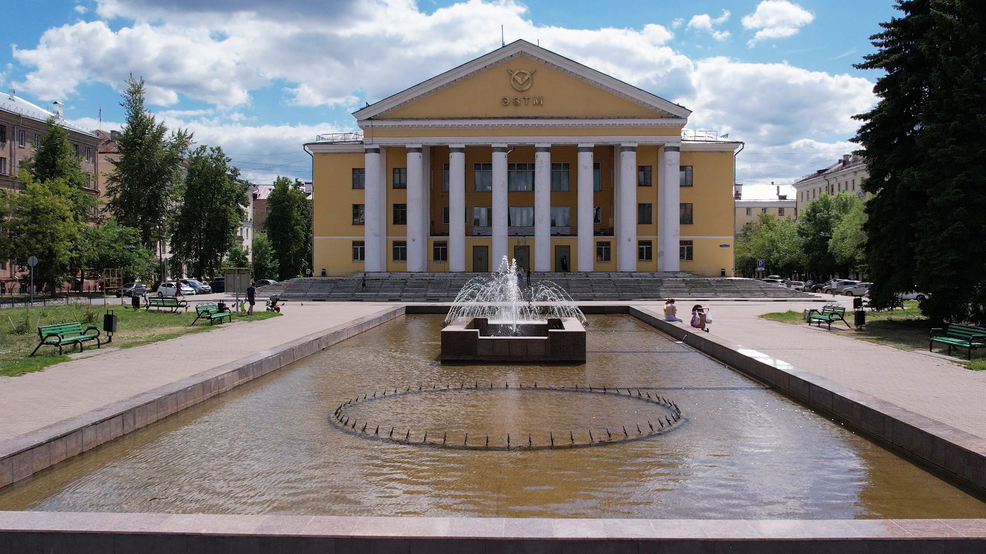 видео с коптера,