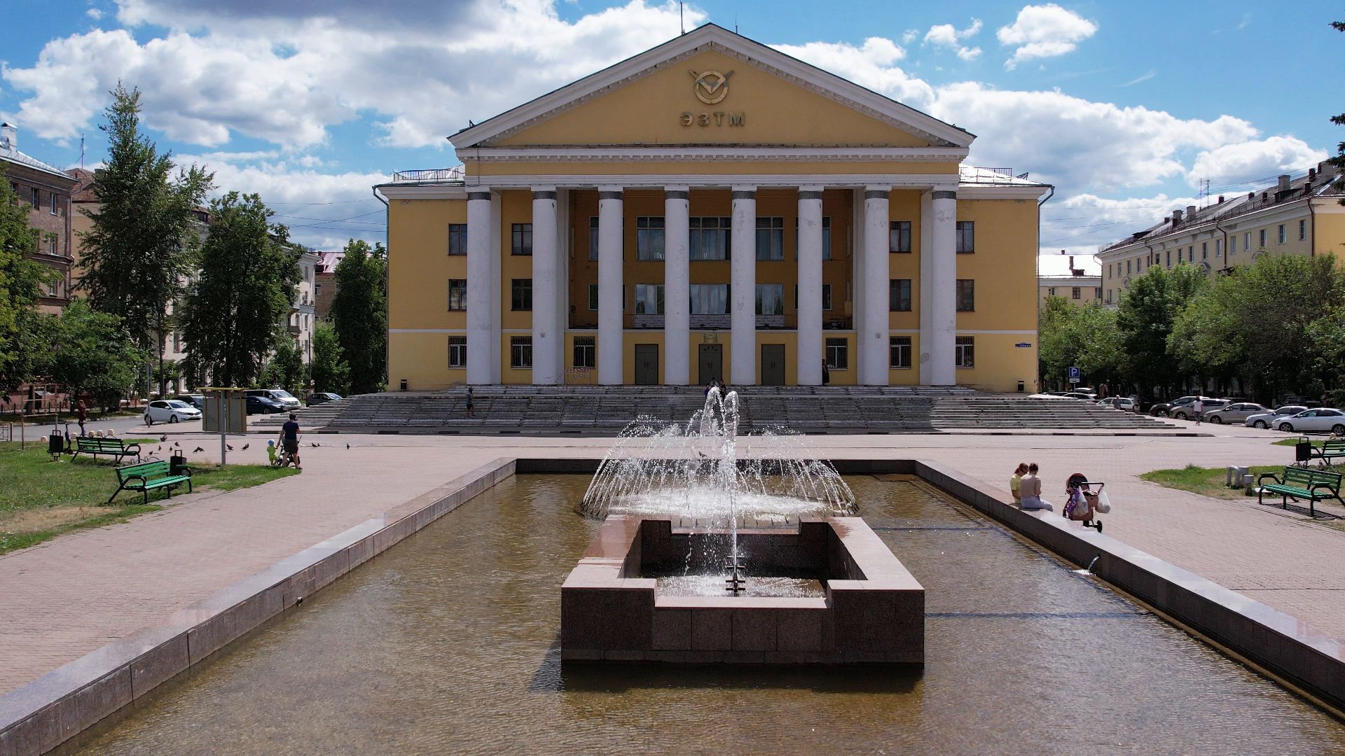 видео с коптера,