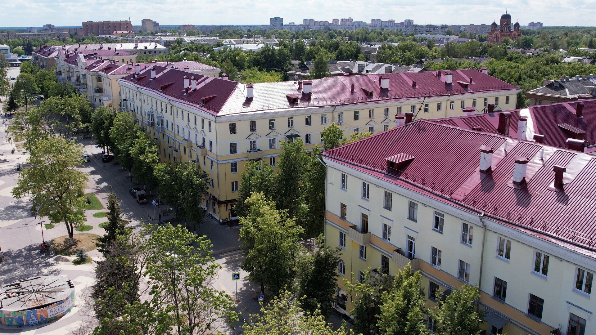 видео с коптера,