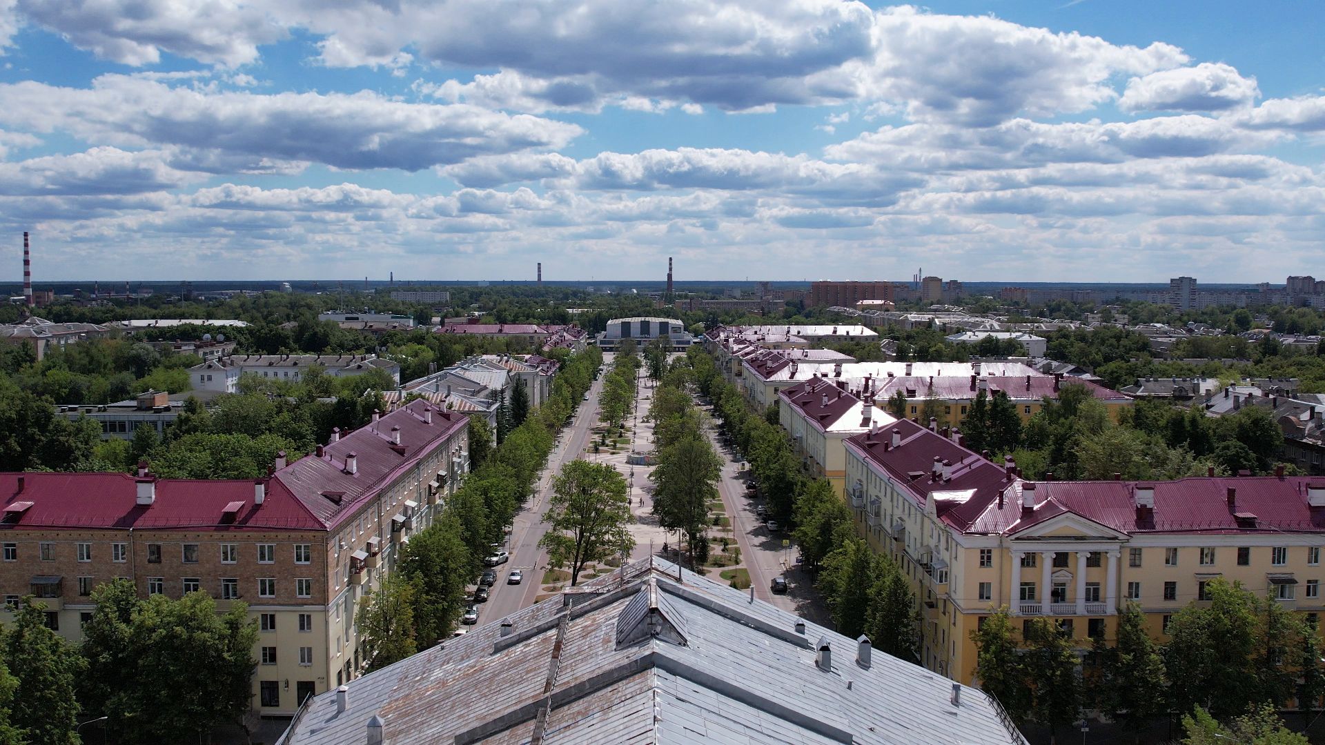 видео с коптера,