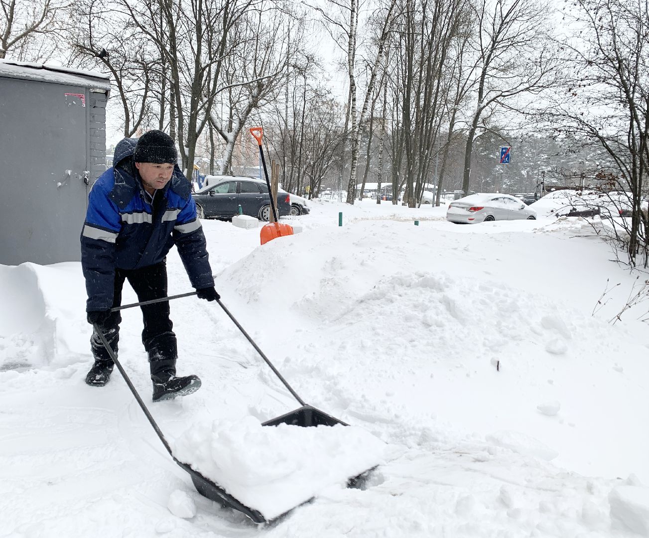 Балашиха, Подмосковье, ЖКХ, Снегопад, Снежный циклон Ваня»,