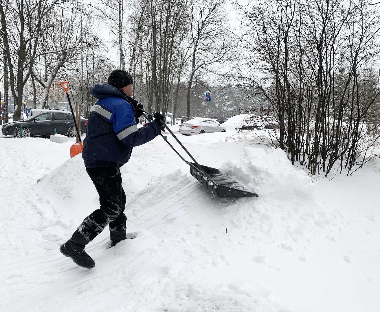 Балашиха, Подмосковье, ЖКХ, Снегопад, Снежный циклон Ваня»,