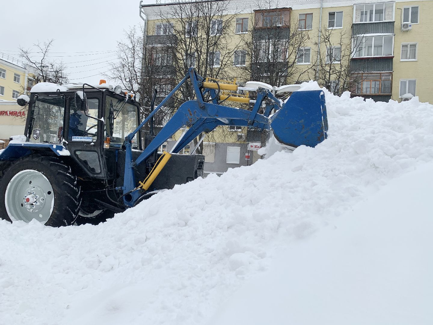 Балашиха, Подмосковье, ЖКХ, Снегопад, Снежный циклон Ваня»,
