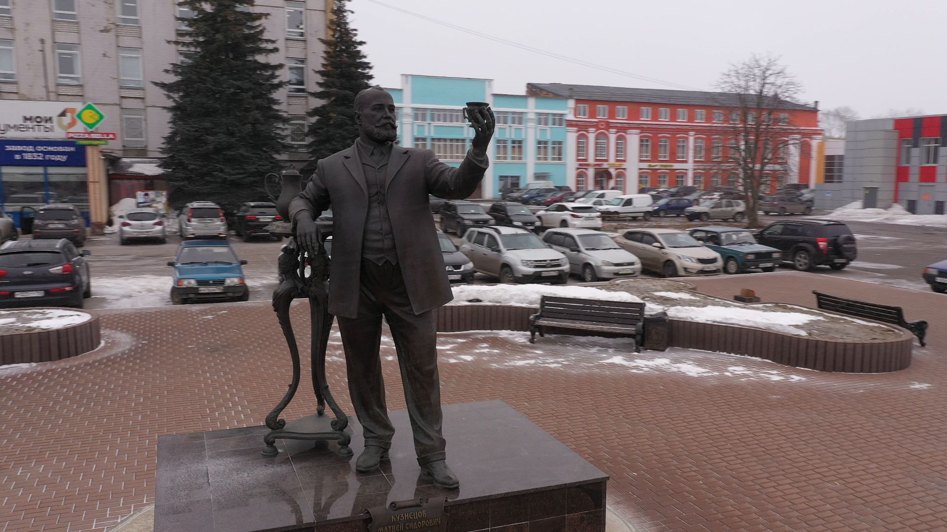 видео с коптера, ликино-дулево, промышленность,