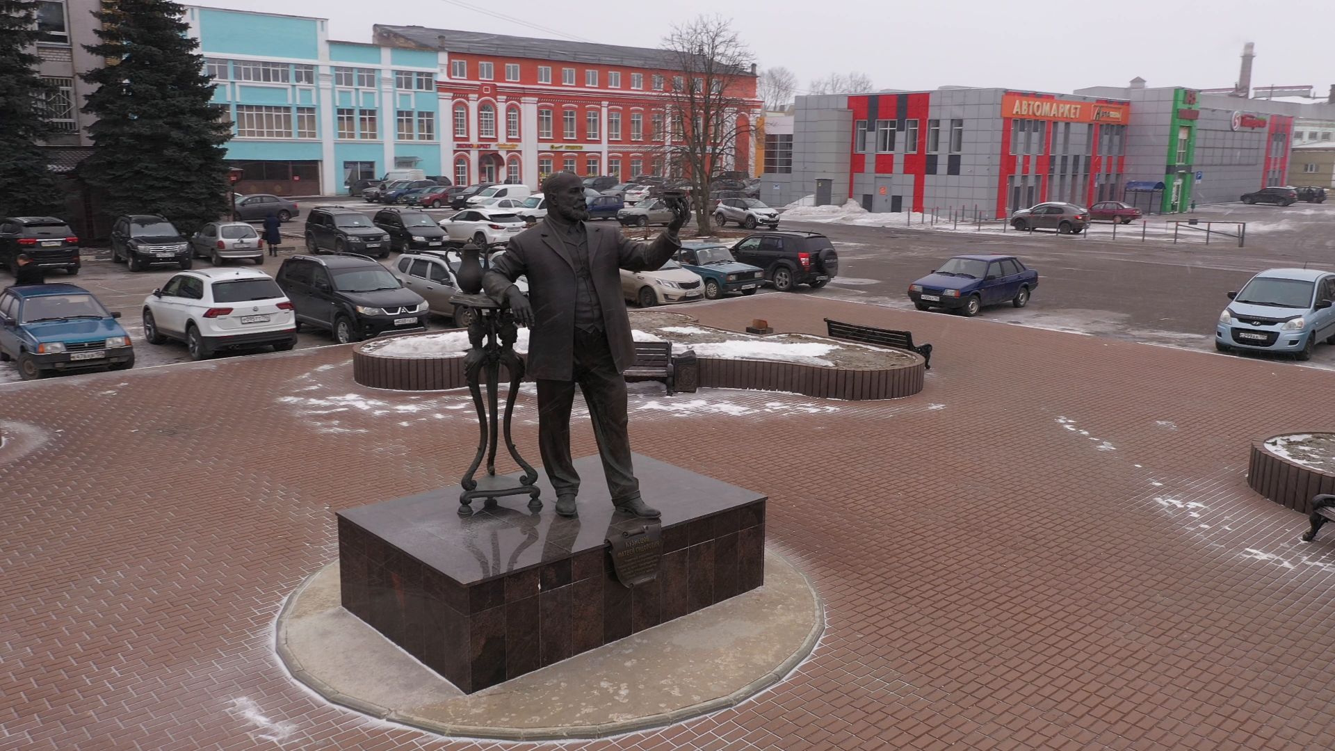 видео с коптера, ликино-дулево, промышленность,