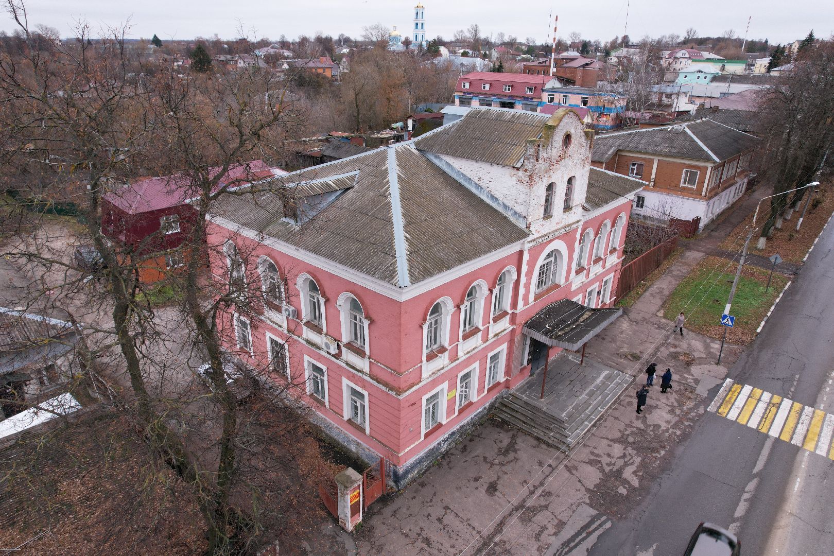 видео с коптера, кашира, архитектура,