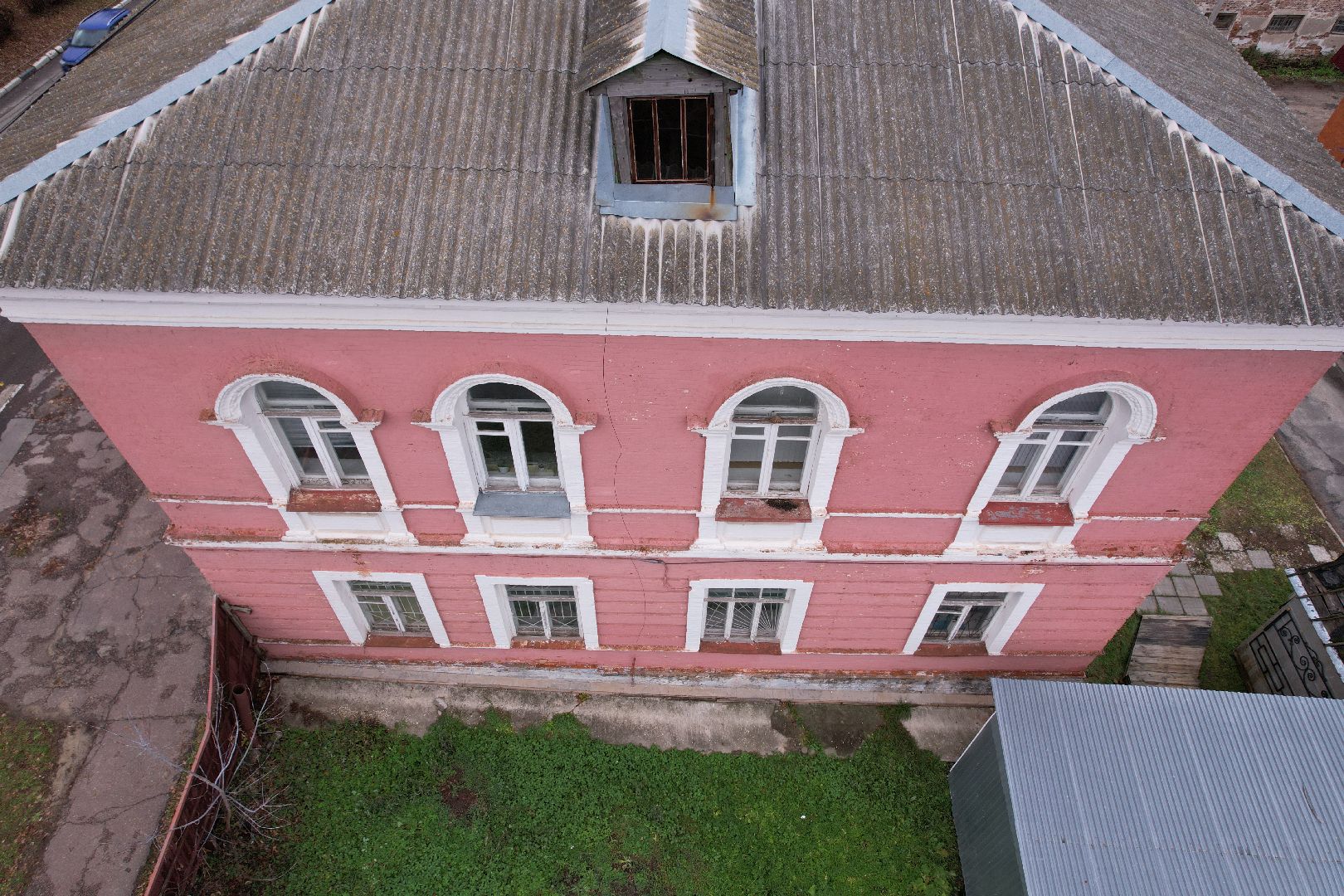 видео с коптера, кашира, архитектура,