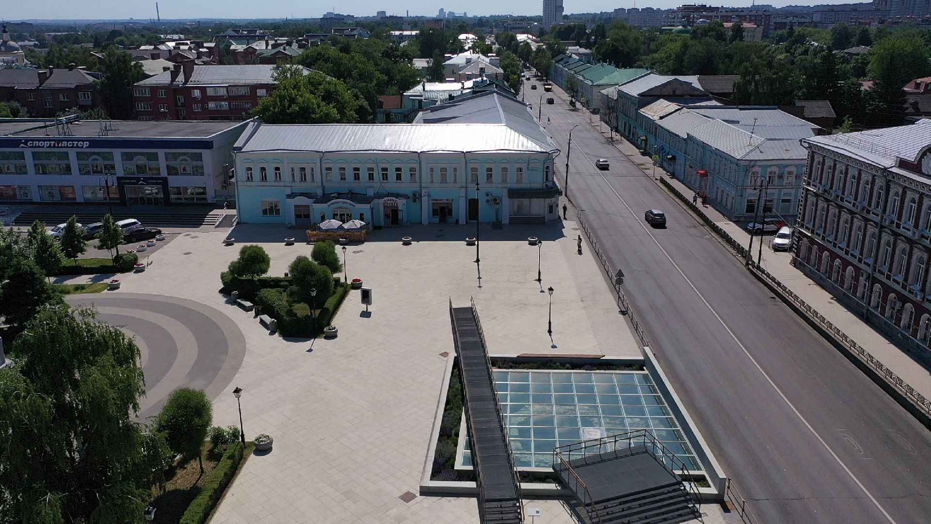 видео с коптера,