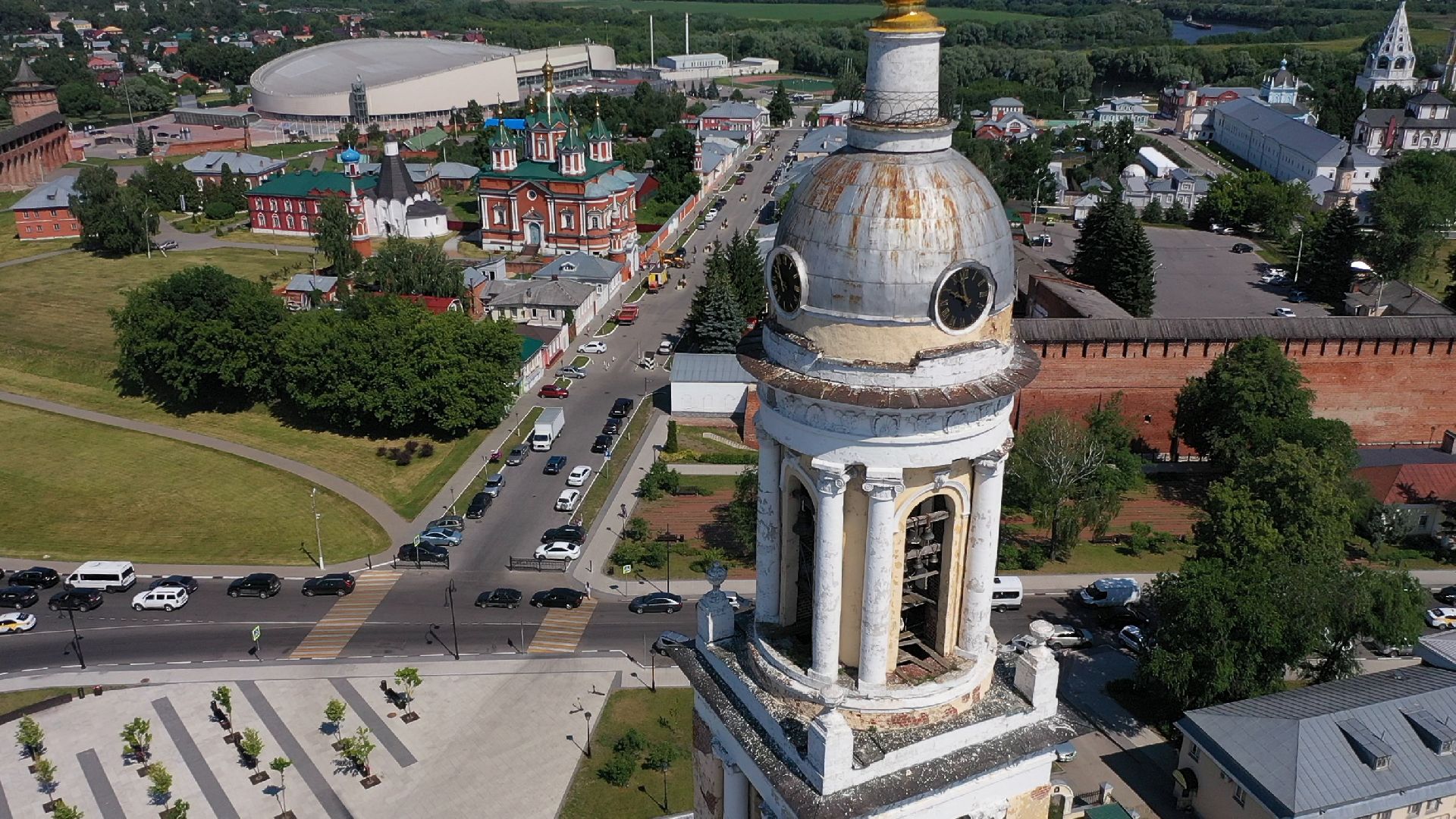 видео с коптера,