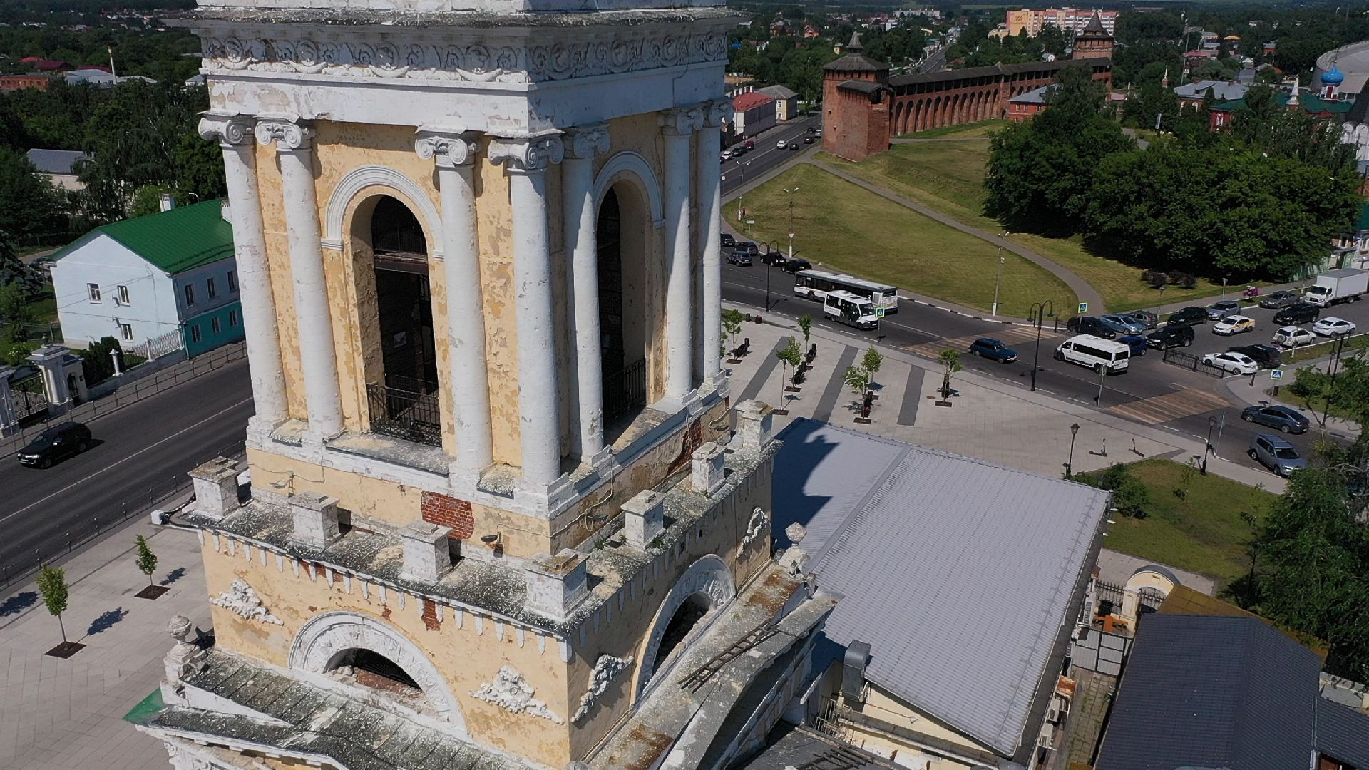 видео с коптера,