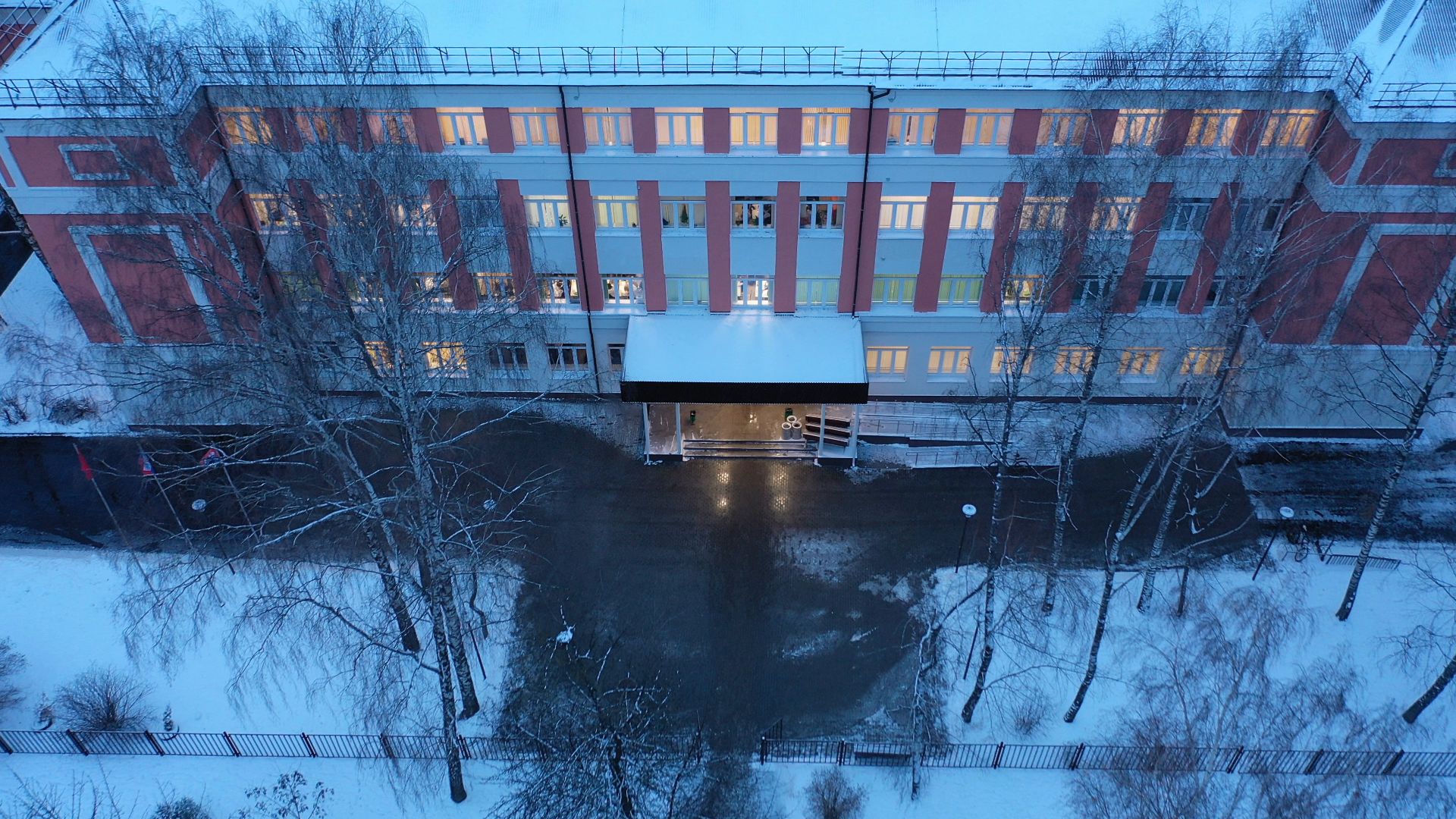 видео с коптера,