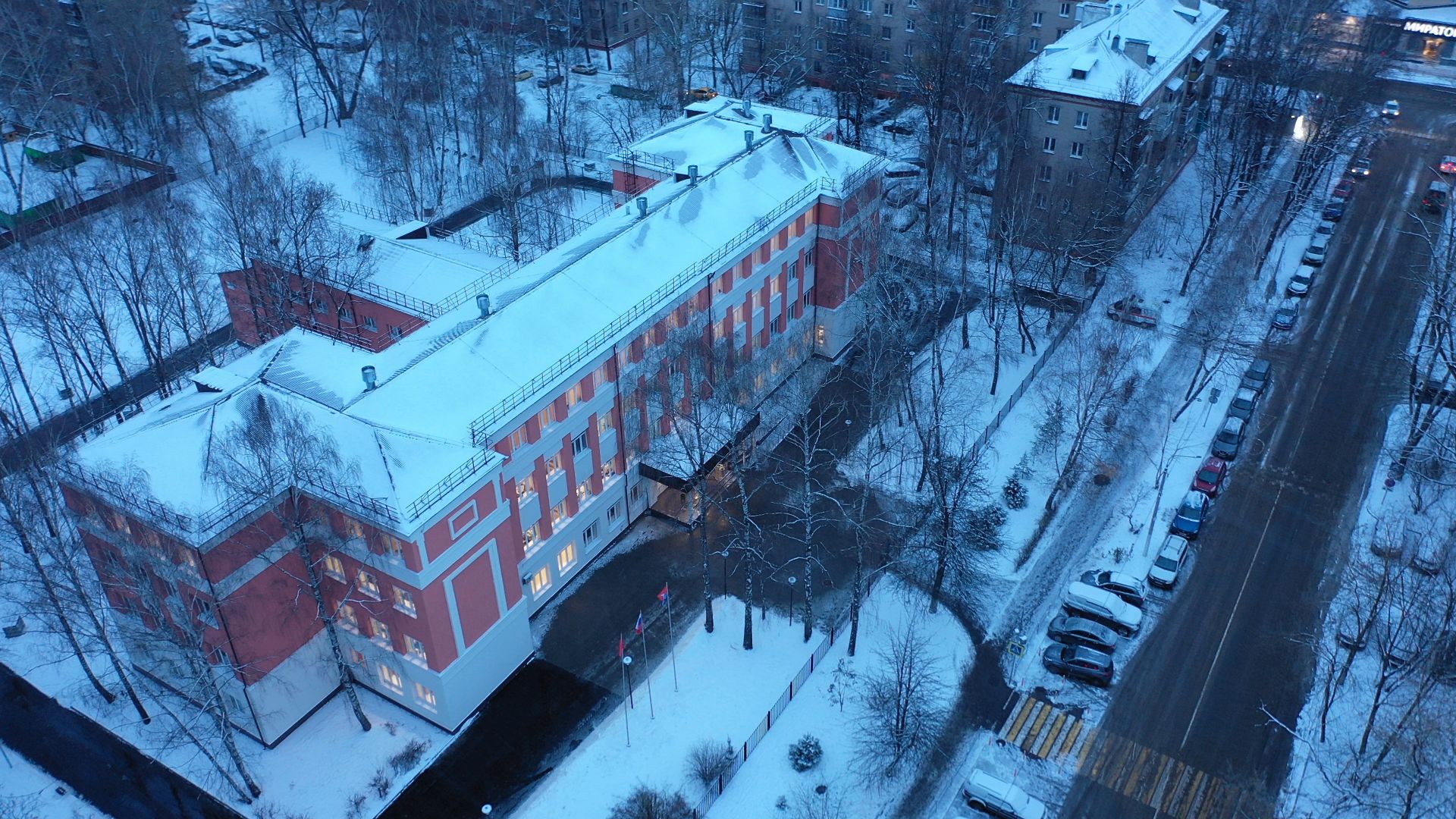 видео с коптера,
