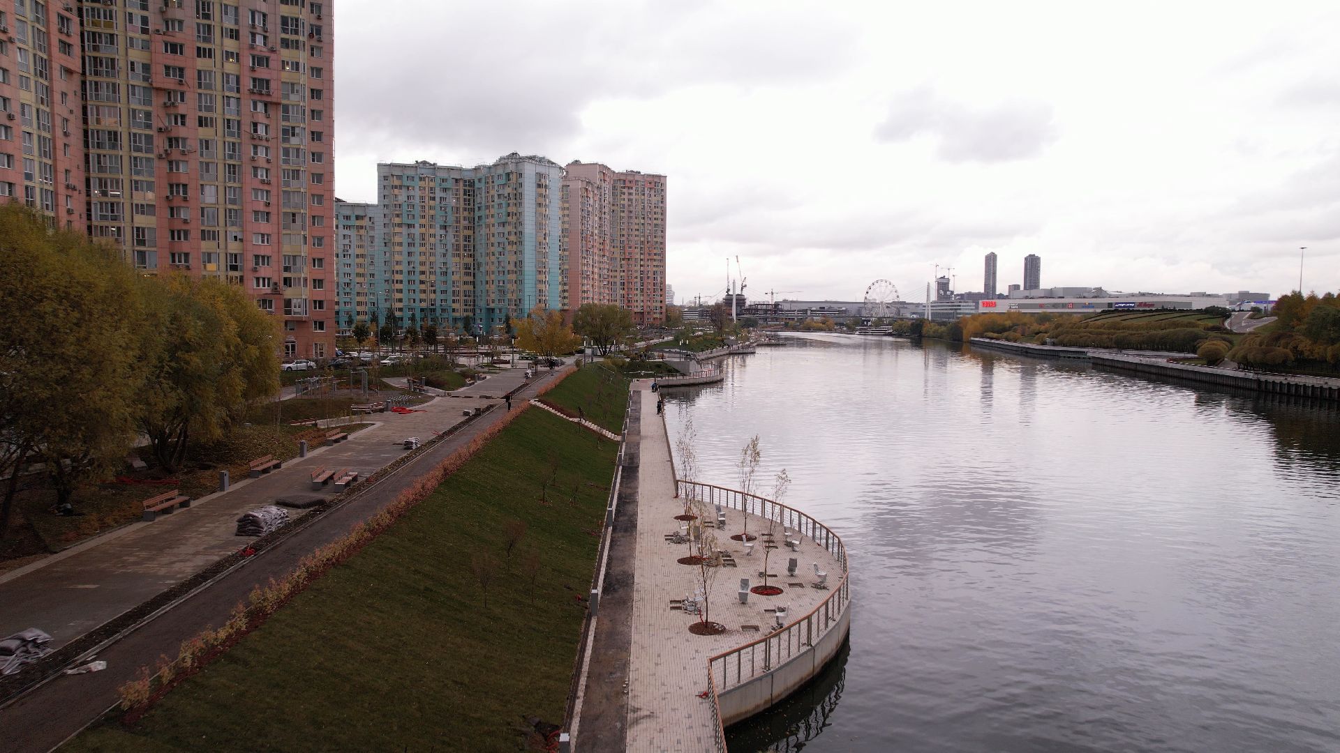 видео с коптера,