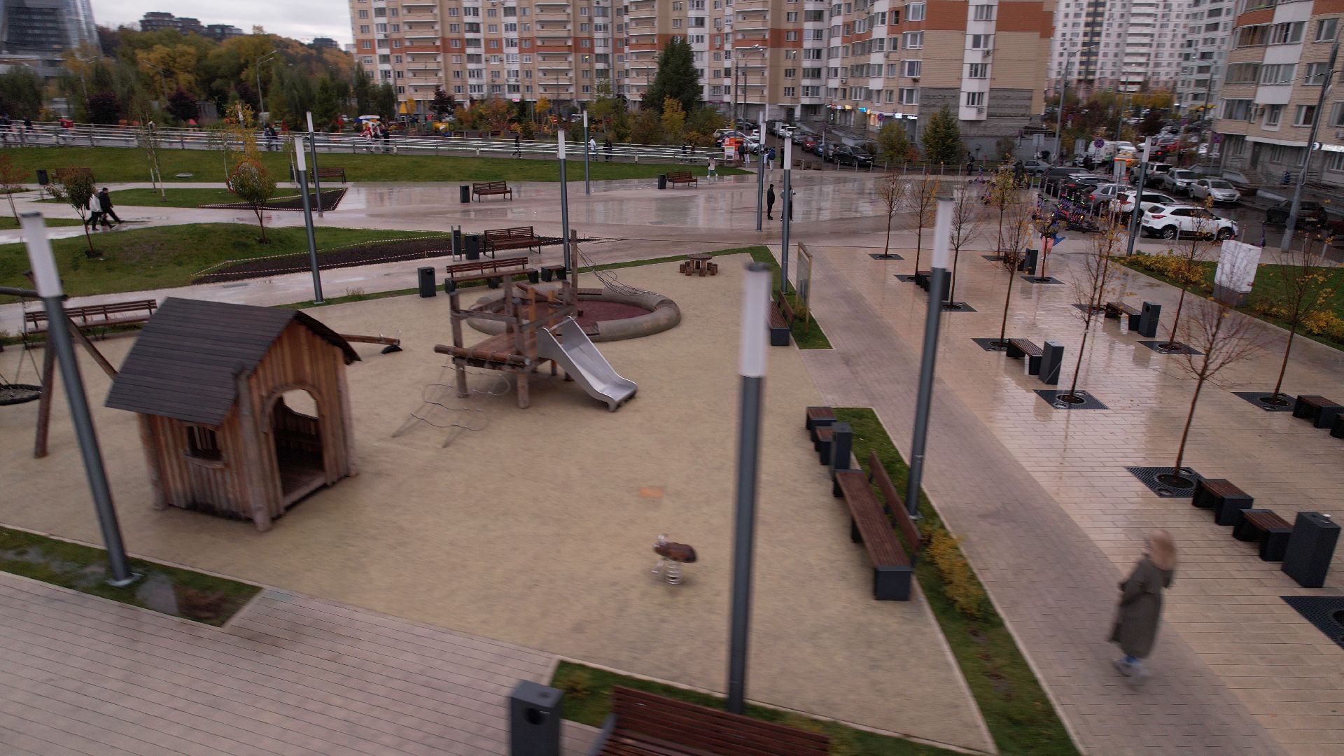 видео с коптера,