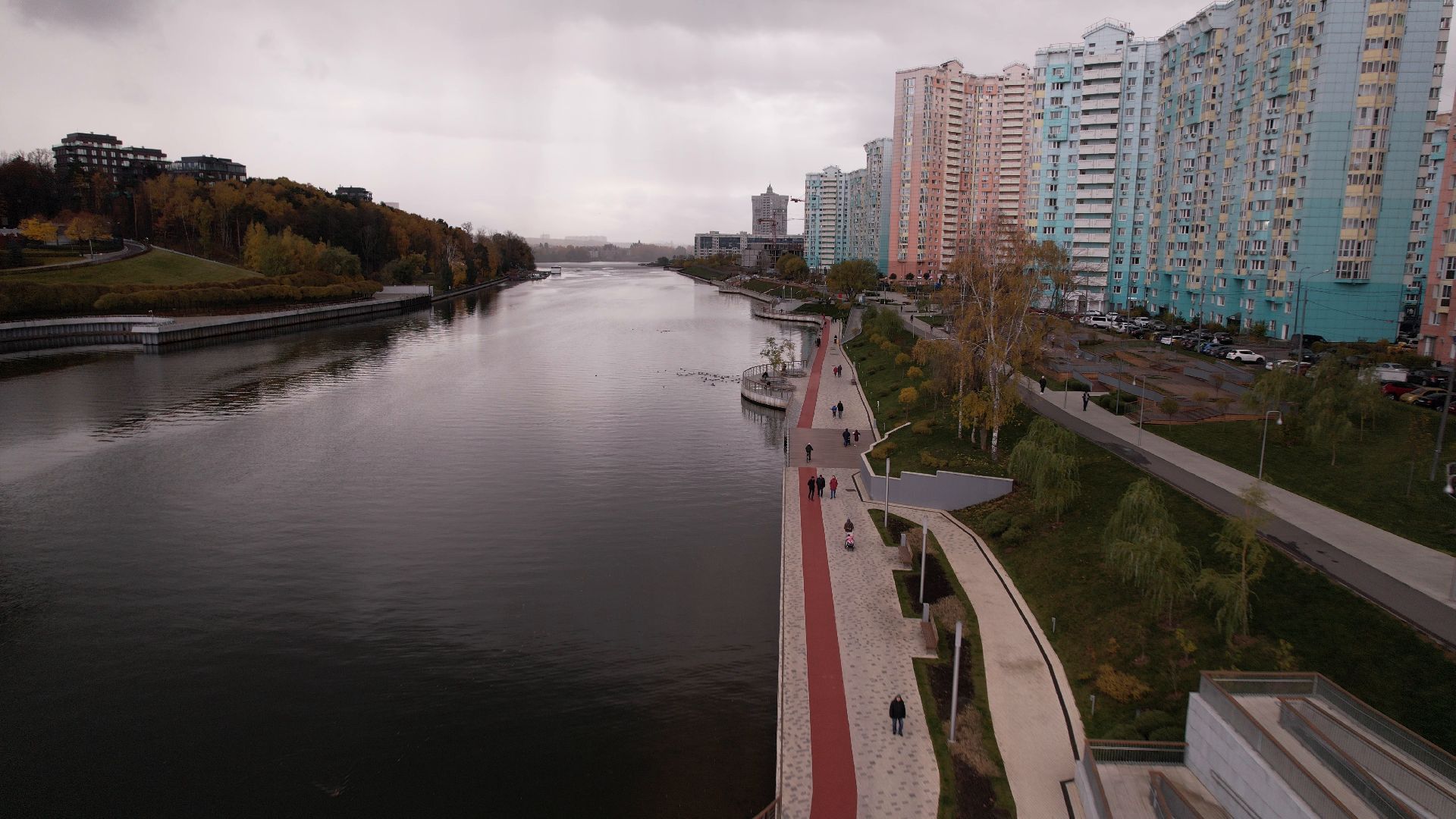 видео с коптера,