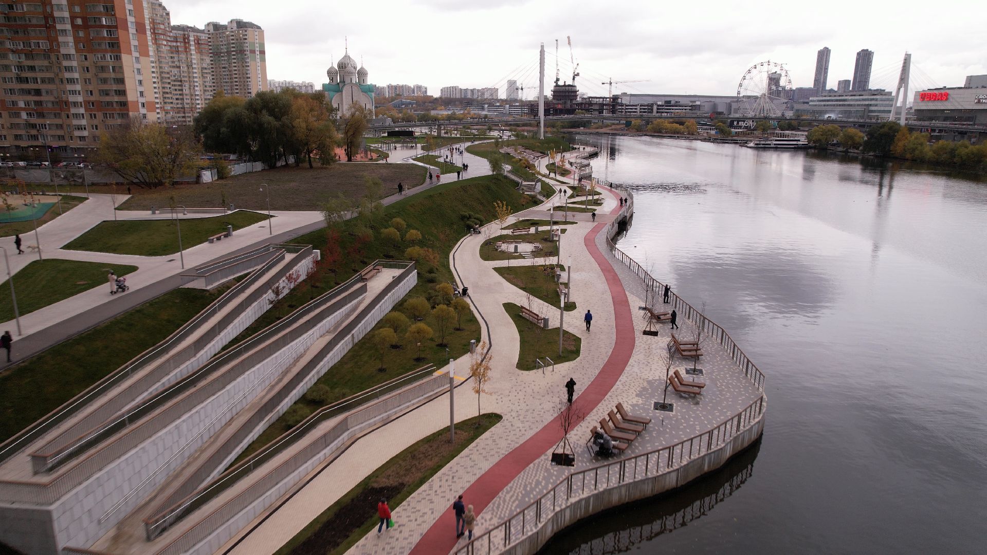 видео с коптера,