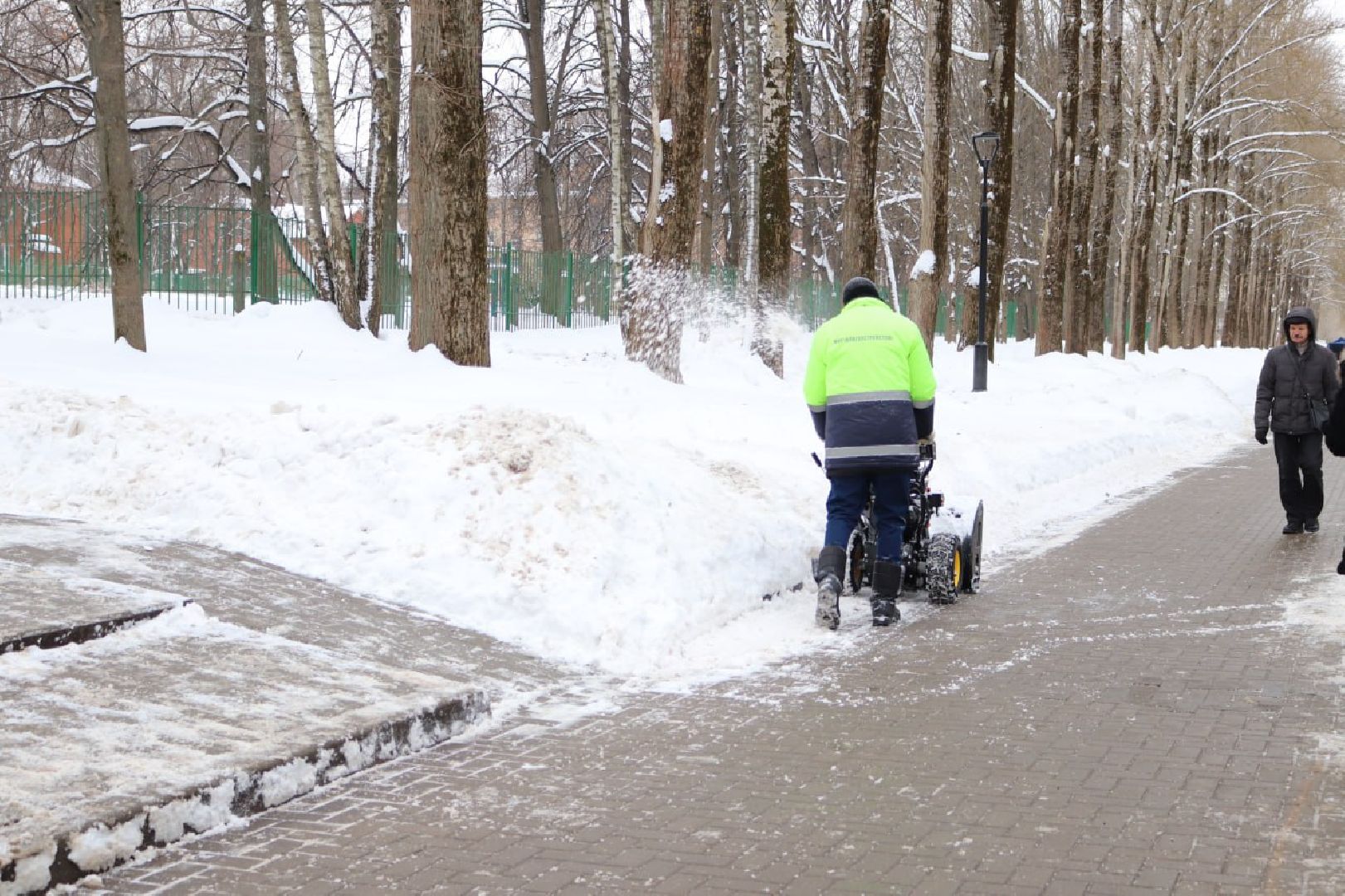 пущино, благоустойство, уборка снега,