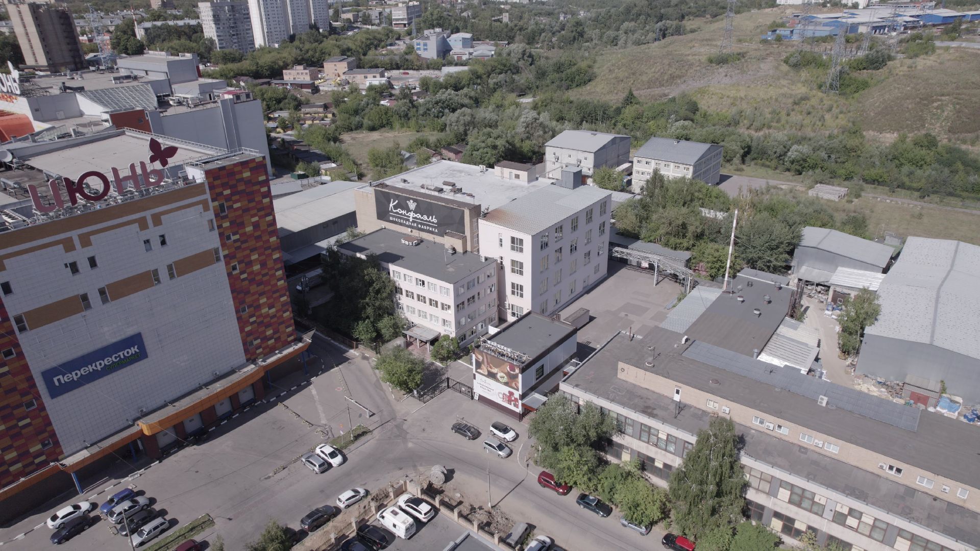 видео с коптера,